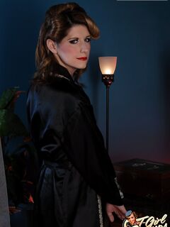 TGirlPinups.com Amy Daly - Black Silk - x1600 x282